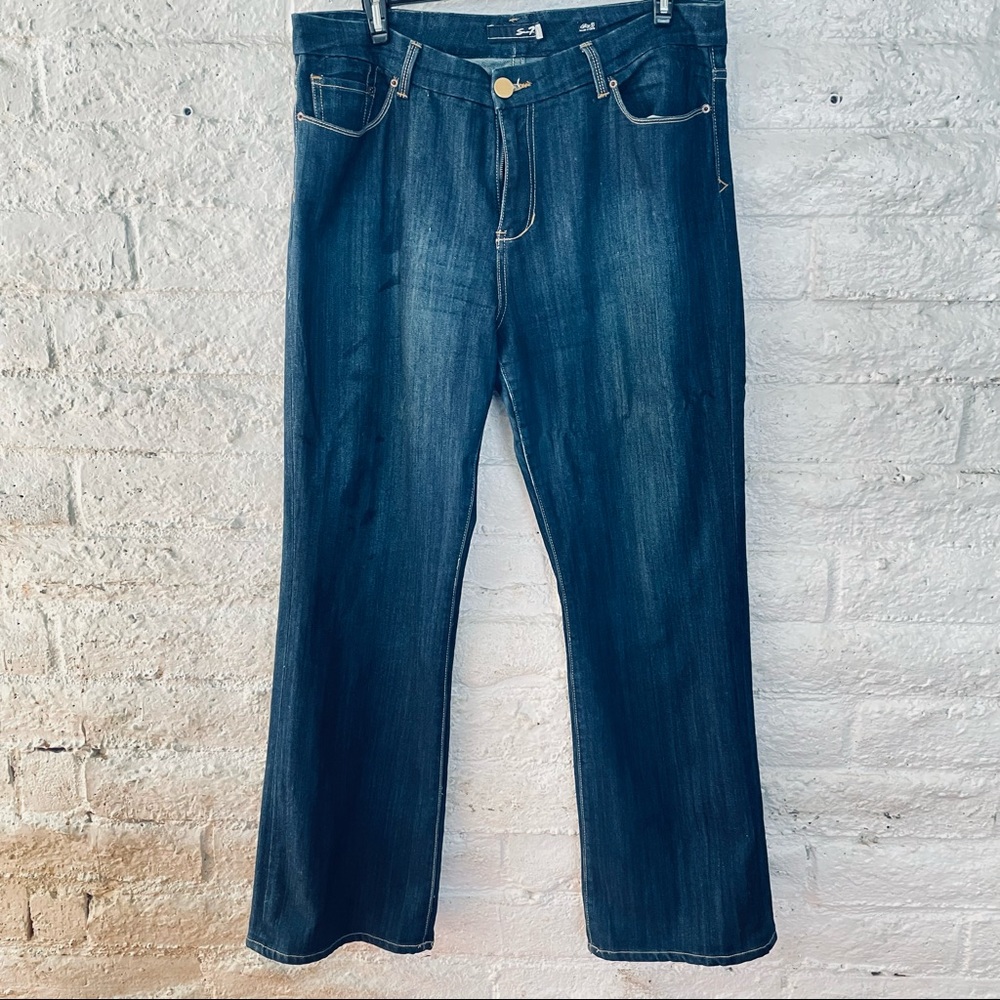 SEVEN 7 JEAN DENIM SIZE 16 boot cut - Picture 6 of 11